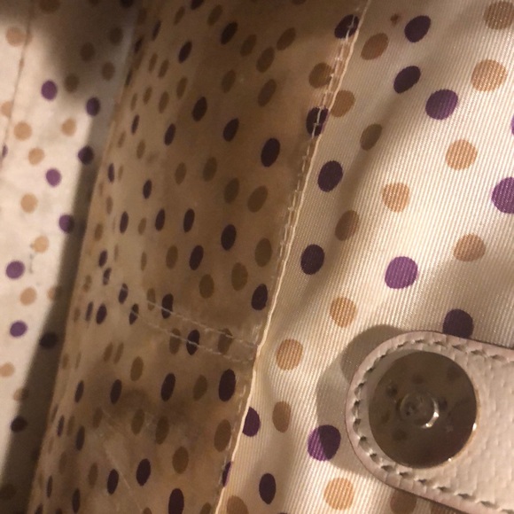 Large white and black vintage Kate spade bag - Picture 6 of 6